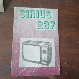 SIRIUS237天狼星电视机说明书