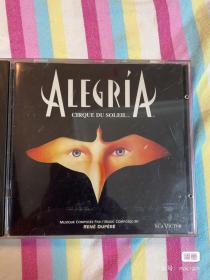 太阳马戏团 美版电影原声CD cirque du soleil： Alegria
-