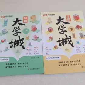 荣恒教育学霸大学城 上下 全2册百所优质大学专业详解高考选校必预备书成为学霸从大学选起中国名牌大学专业介绍启蒙书