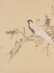 当代青年画家李炯工笔花鸟3平尺