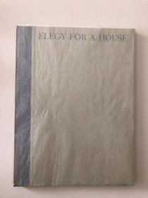 1935年签名限量版  Elegy For A House by  Harold Trowbridge Pulsifer 带书盒书衣