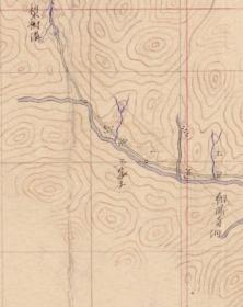 古地图1883 北京地区，营口地区图。纸本大小152.4*110厘米。宣纸艺术微喷复制。460元包邮