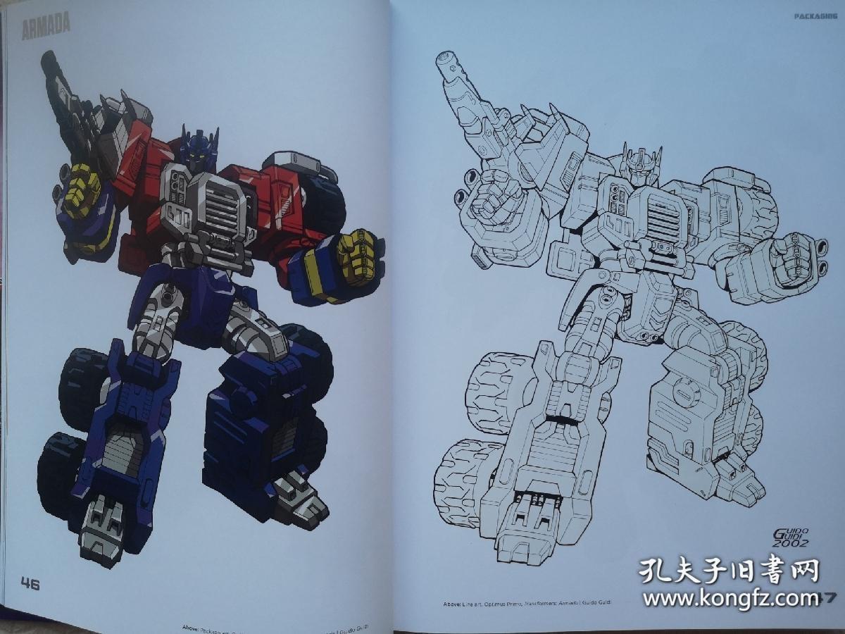 transformers a visual history 变形金刚 完全视觉史 变形金刚的艺术设定集