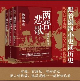 正版3册 跟着渤海小吏读历史 两晋悲歌