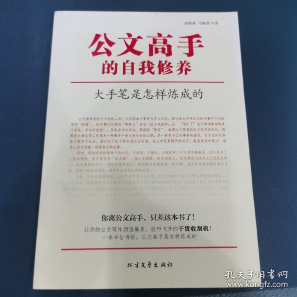 公文高手的自我修养：大手笔是怎样炼成的