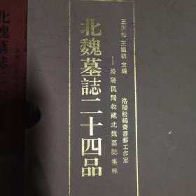 北魏墓誌二十四品，两本合售750元。