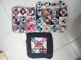 坐垫三个 花布 两个40cm，另一个44cm
