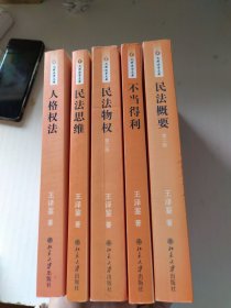 民法研究系列：人格权法、民法思维、民法物权、不当得利、民法概要（法释义学、比较法、案例研究）5本合售