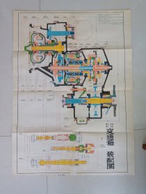 早期变速箱彩色图四张＜全开张＞