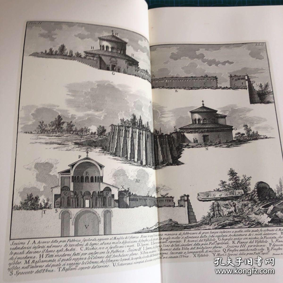 le Antichita Romane（罗马古迹遗址）；作者：Piranesi Giambattista；少