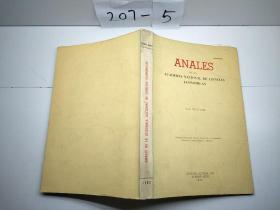 ANALES
ACADEMIA NACIONAL DE CIENCIAS
ECONOMICASVOL. XXVII (1982)