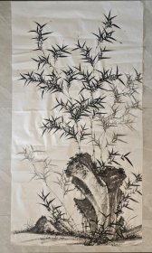 -▆无款传统六尺墨竹（1）