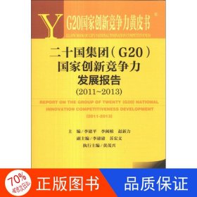 G20国家创新竞争力黄皮书：二十国集团（G20）国家创新竞争力发展报告（2011～2013）