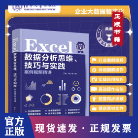 Excel数据分析思维、技巧与实践案例视频精讲