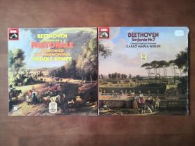 贝多芬第六、七交响曲 黑胶LP唱片双张 包邮