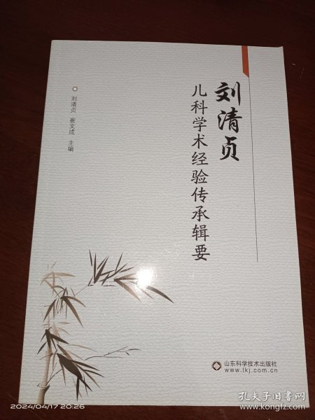 刘清贞儿科学术经验传承辑要