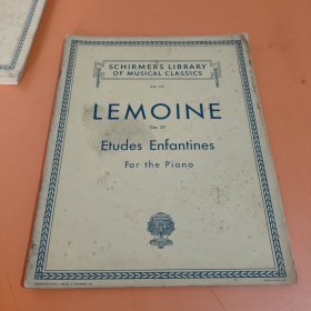 【乐谱】LEMOINE ETUDES ENFANTINES