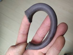 明清 扑沙工艺紫砂壶把子紫砂标本