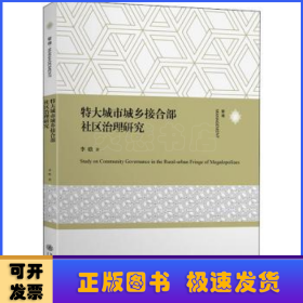 特大城市城乡接合部社区治理研究