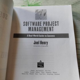 SOFTWARE PROJECT MANAGEMENT A Real-World Guide to Success