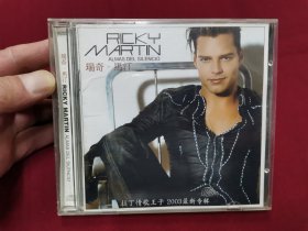 瑞琪.马汀《RICKYMARTIN》24BIT金碟CD，碟片品好轻微使用痕！