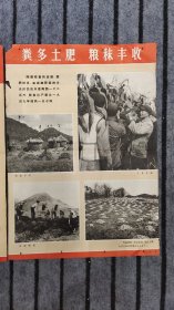 农业靠大寨精神-全国大寨式农业典型展览挂图2张-农牧结合 以牧促农 贵州省威宁县