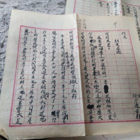 50年代小学生作文 约友春游