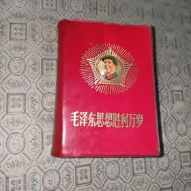 毛泽东思想胜利万岁【五角凹凸版军装头像】