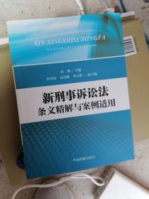 新刑事诉讼法条文精解与案例适用