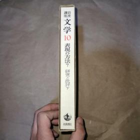 岩波讲座文学10 表现の方法7 研究と批评下 日文 函套装