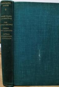 1930年全球限量1025套The Works of Bernard Shaw Volume 9 《萧伯纳文集》卷 9