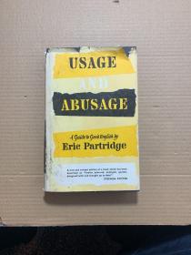 USAGE AND ABUSAGE ERIC  外衣破损·内容干净