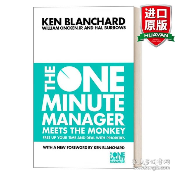英文原版 The One Minute Manager Meets The Monkey 一分钟经理人 遇见猴子 为管理者释放时间的优先管理法 英文版 进口英语原版书籍