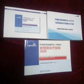 中国临床肿瘤学会csco（乳腺癌诊疗指南2020)+（食管癌诊疗指南2020）+（结直肠癌诊疗指南2020版）3本合售