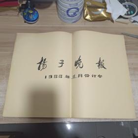 扬子晚报1986年11月份合订本