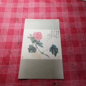 芙蓉 贺卡 1959年中共第四工程局