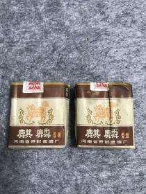 麒麟烟标，两个，