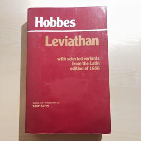 Leviathan：With Selected Variants from the Latin Edition of 1668 国内现货