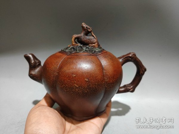 旧藏紫砂壶灵鹿壶蒋蓉