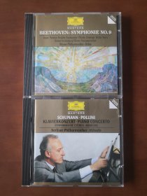 贝多芬第九交响曲 舒曼钢琴协奏曲等 原版CD唱片 包邮