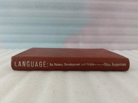 LANGUAGE 语言【英文.32开.精装.前页有笔记】