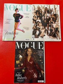 英国版 VOGUE 2024年2.3.5月 3册和售 女士时尚潮流服饰服装 英文杂志