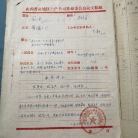 （1970年）山西省临汾地区土产公司：《关于下达一九七〇第一季度土产、废品收购计划的通知》（商品包括：杂骨、蜂蜜、苇席、棕片、草绳、编制品、废金属、废橡胶等）