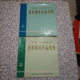中国人民解放军空军美术作品选集、空军摄影作品选集（两本合售）12开私藏！