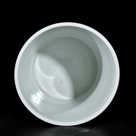 清光绪粉彩花鸟荷花仙鹤纹笔筒；19.5x19.6厘米
