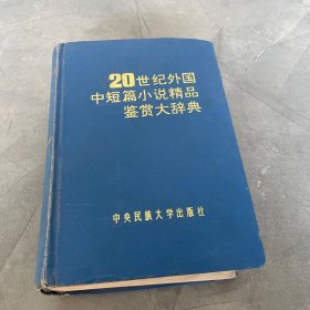 20世纪外国中短篇小说精品鉴赏大辞典，馆藏，精装厚本，品相如图