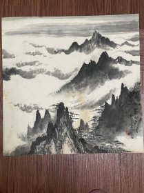 顾乃平八十年代山水画