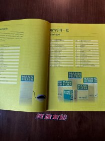 产品目录/工具书/汽车配件/维修保养 曼牌滤清器 2017产品目录 乘用车产品应用主目录 车型配置表 适配产品 实用精准 曼胡默尔 车迷必备 欢迎选购