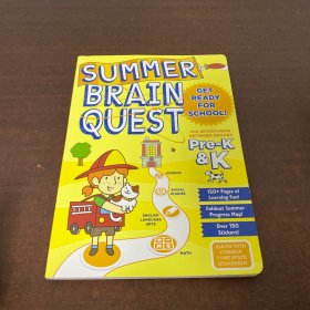 英文原版 Summer Brain Quest: Between Grades Pre-K & K