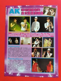 AK组合 陈奕 沈建宏 彩页一张 X06